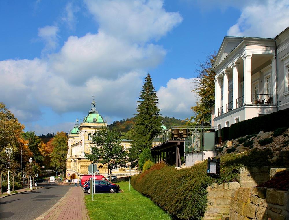 Gourmet Hotel Villa Patriot Mariánské Lázně Dış mekan fotoğraf